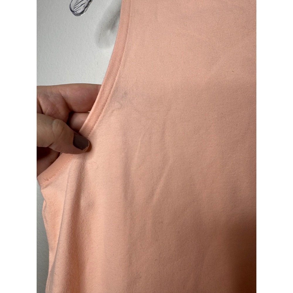 Torrid Womens‎ Light Pink Peach Mesh Inset Active Tank Top Size 0 / XL - Picture 6 of 7